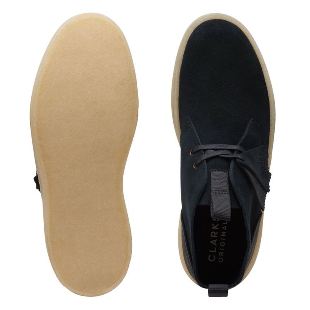 Clarks Mens Desert Cup Black Boots (NWT) - Picture 6 of 6